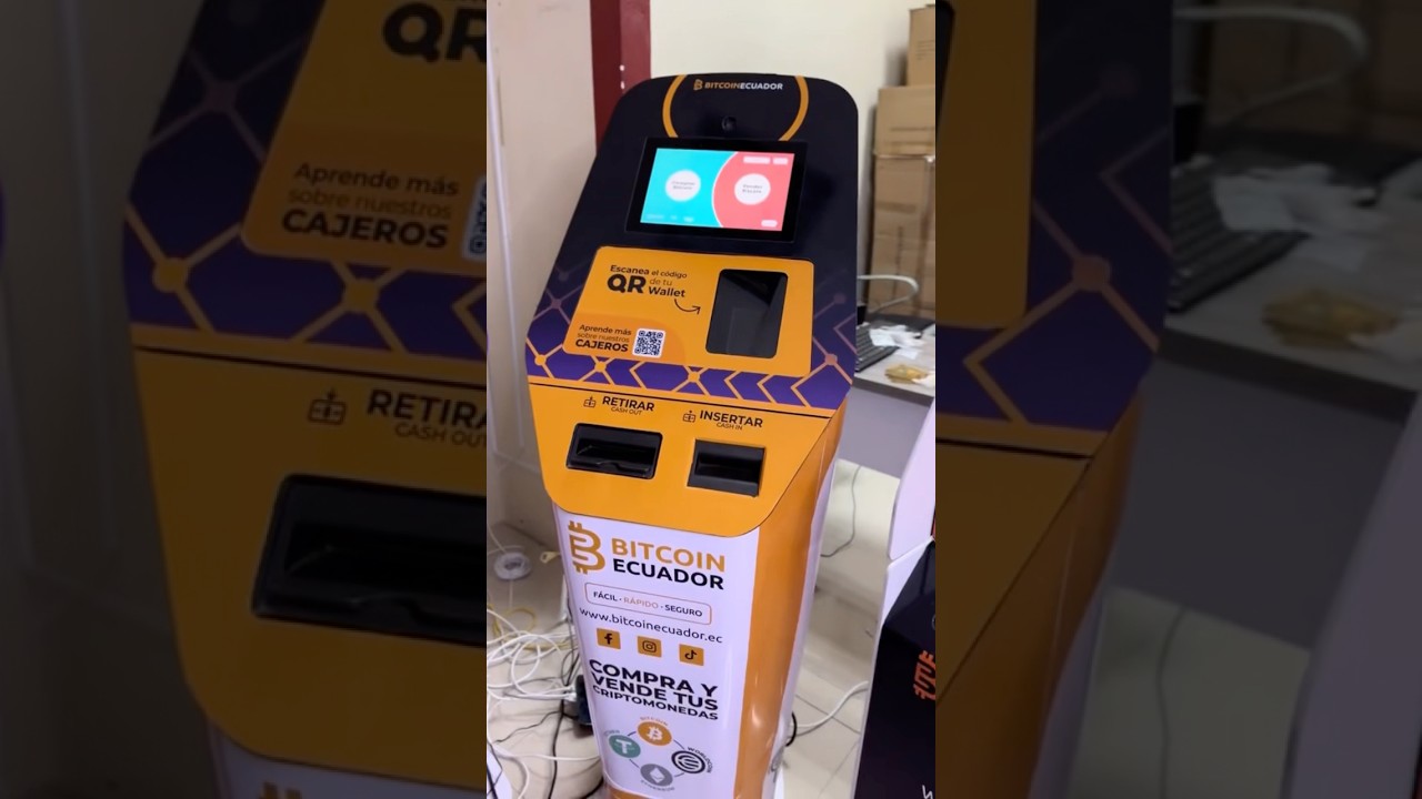 💸 &iquest;Sab&iacute;as que puedes usar cajeros Bitcoin en Ecuador? 🚀 #criptomonedas #cajeros