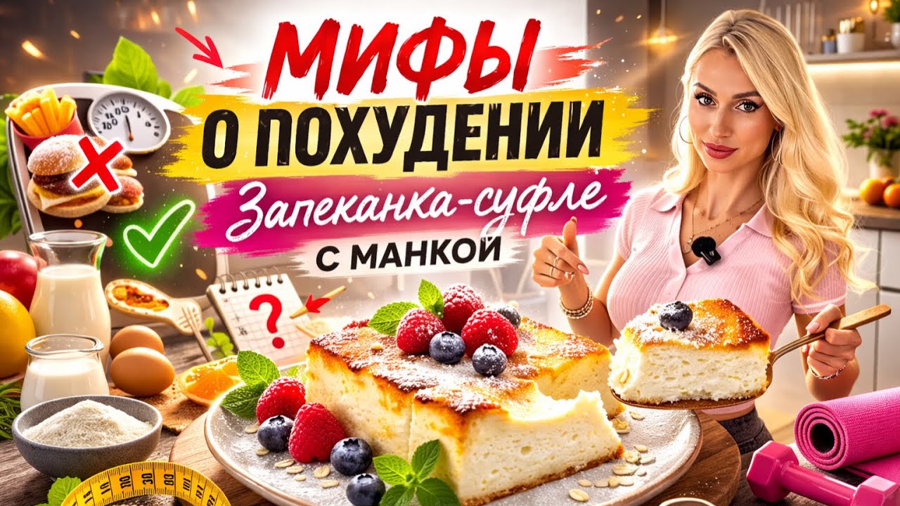 Мифы о похудении! Пп запеканка с манкой, проделки Муси, ивент в Цюрихе 