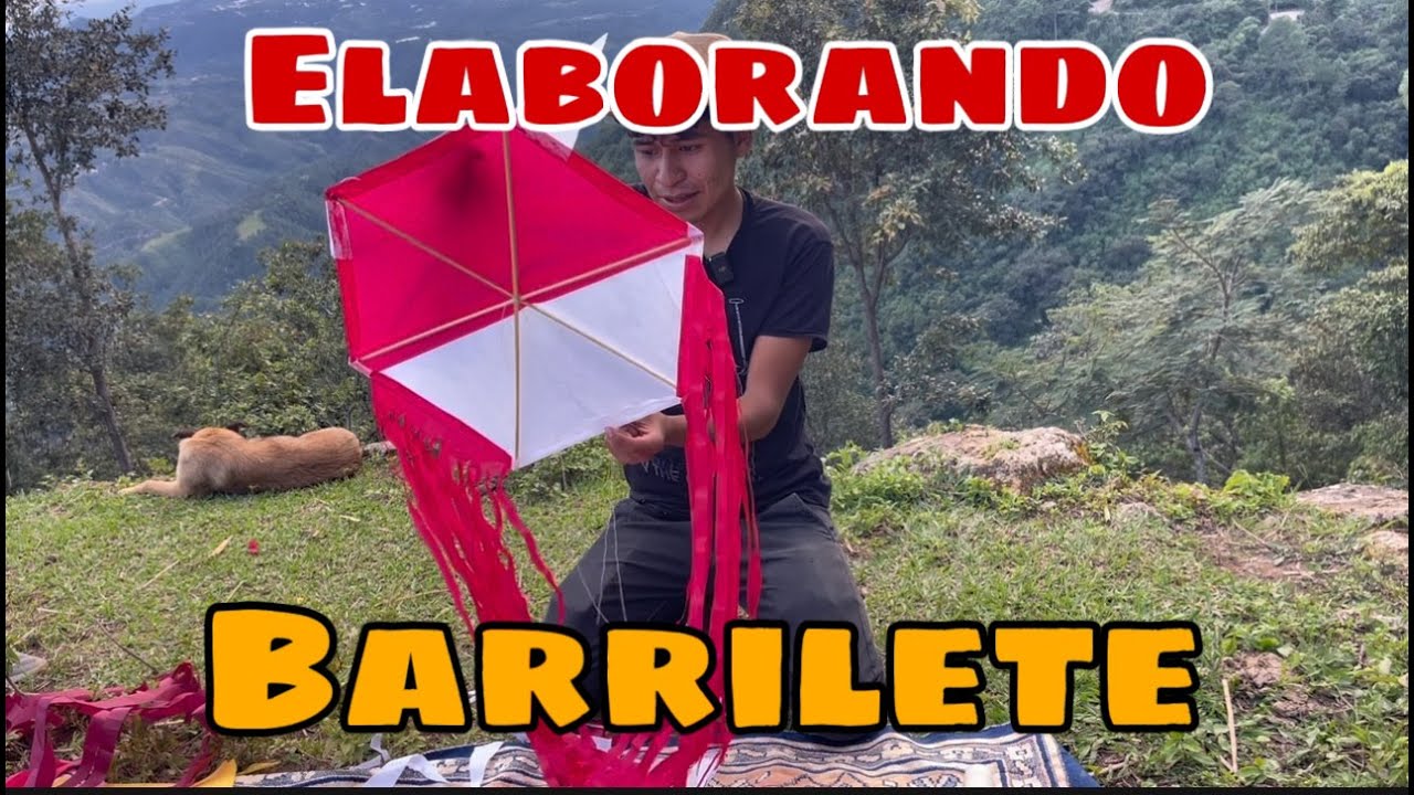 ELABORANDO UN BARRILETE || EN EL CAMPO