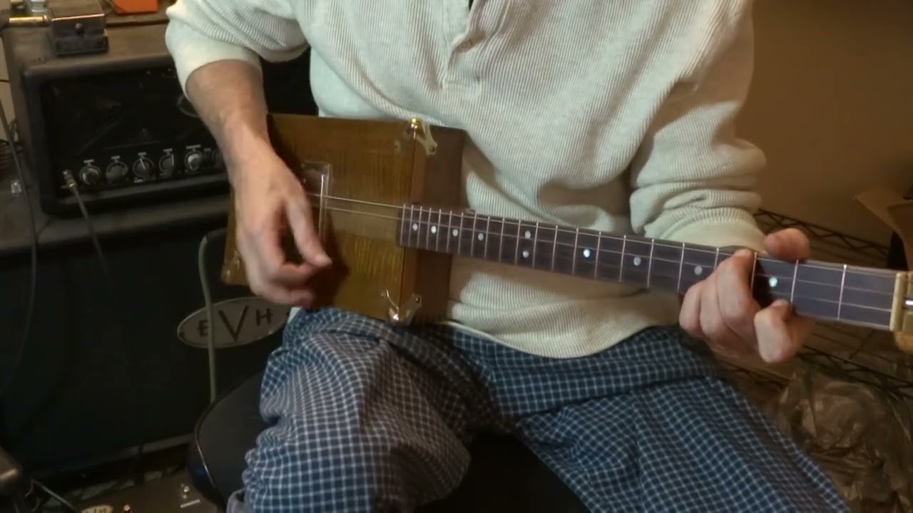 Let's Spend The Night Together by The Rolling Stones. 3 or 4 string Cigar Box Guitar Lesson.