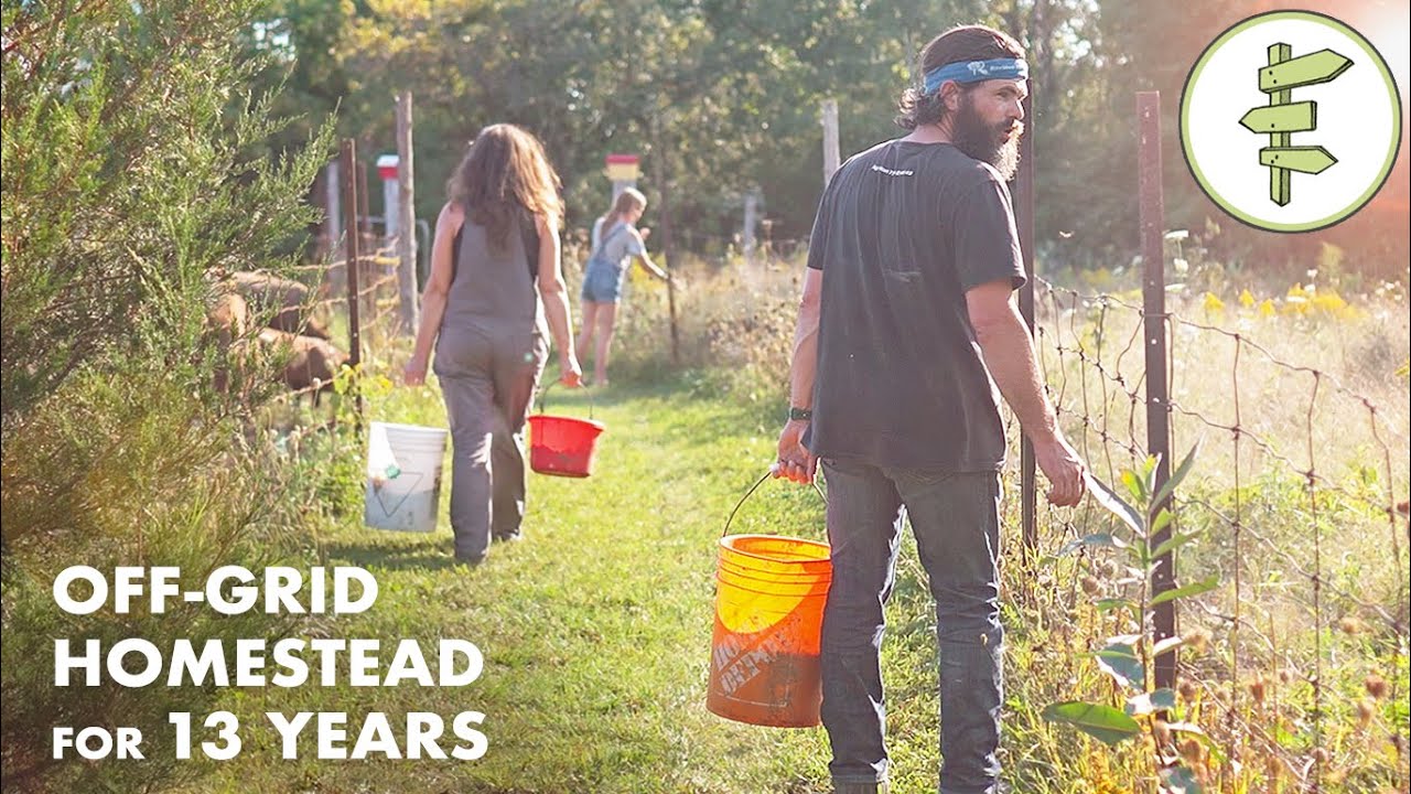 Self-Reliant Family Living Off-Grid on a Thriving Homestead for 13 Years