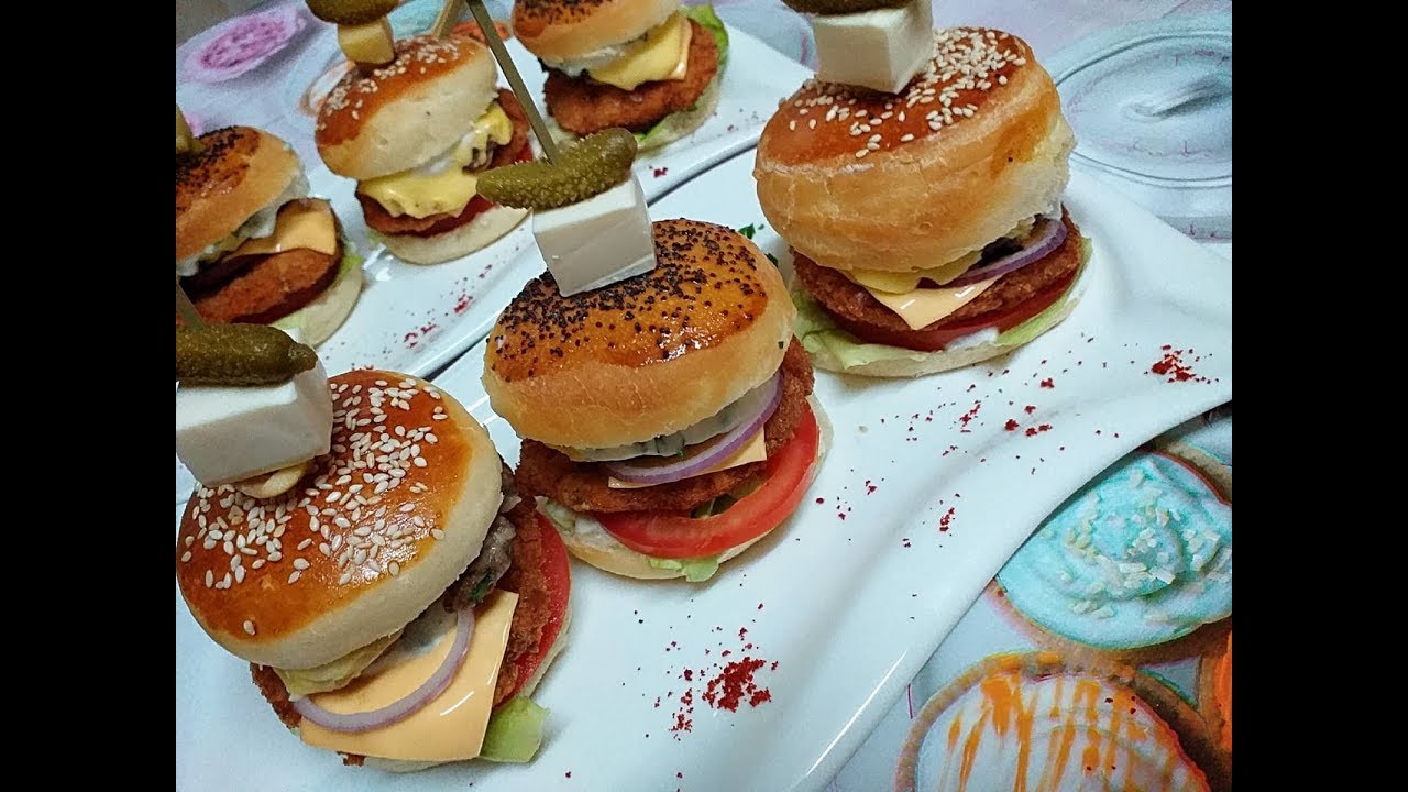 Burgers double cheese viande طريقة تحضير خبز البرڨر مع الحشو و صلصة الجبن