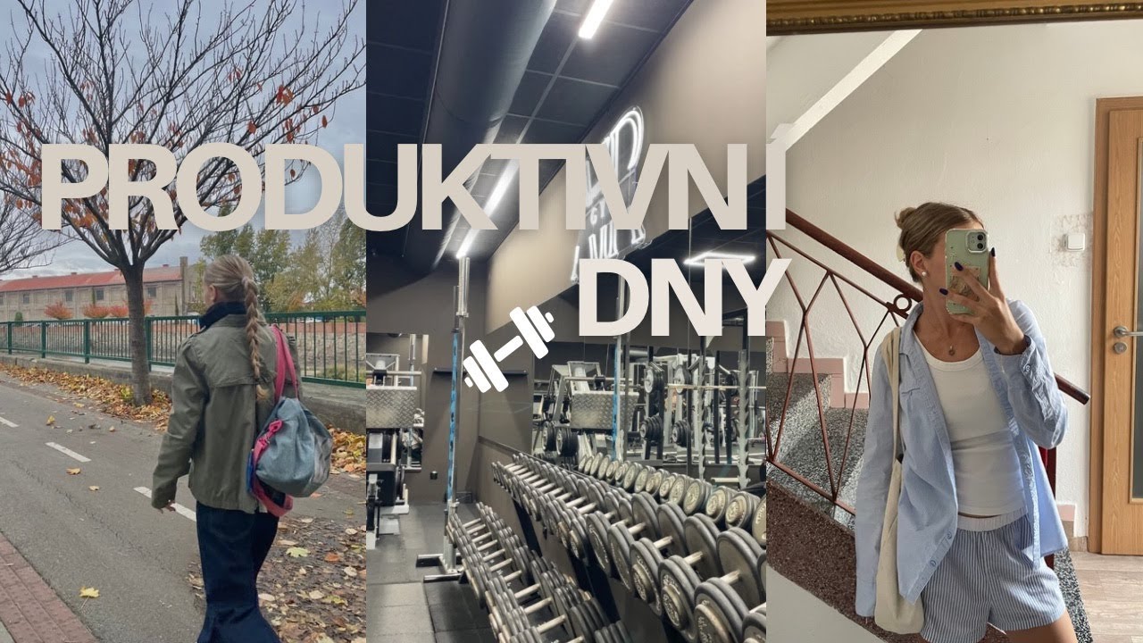 PRODUKTIVNÍ DNY A HALLOWEEN | poprvé peču cookies 🍪, fitko 🔋 & halloweenská párty 👻