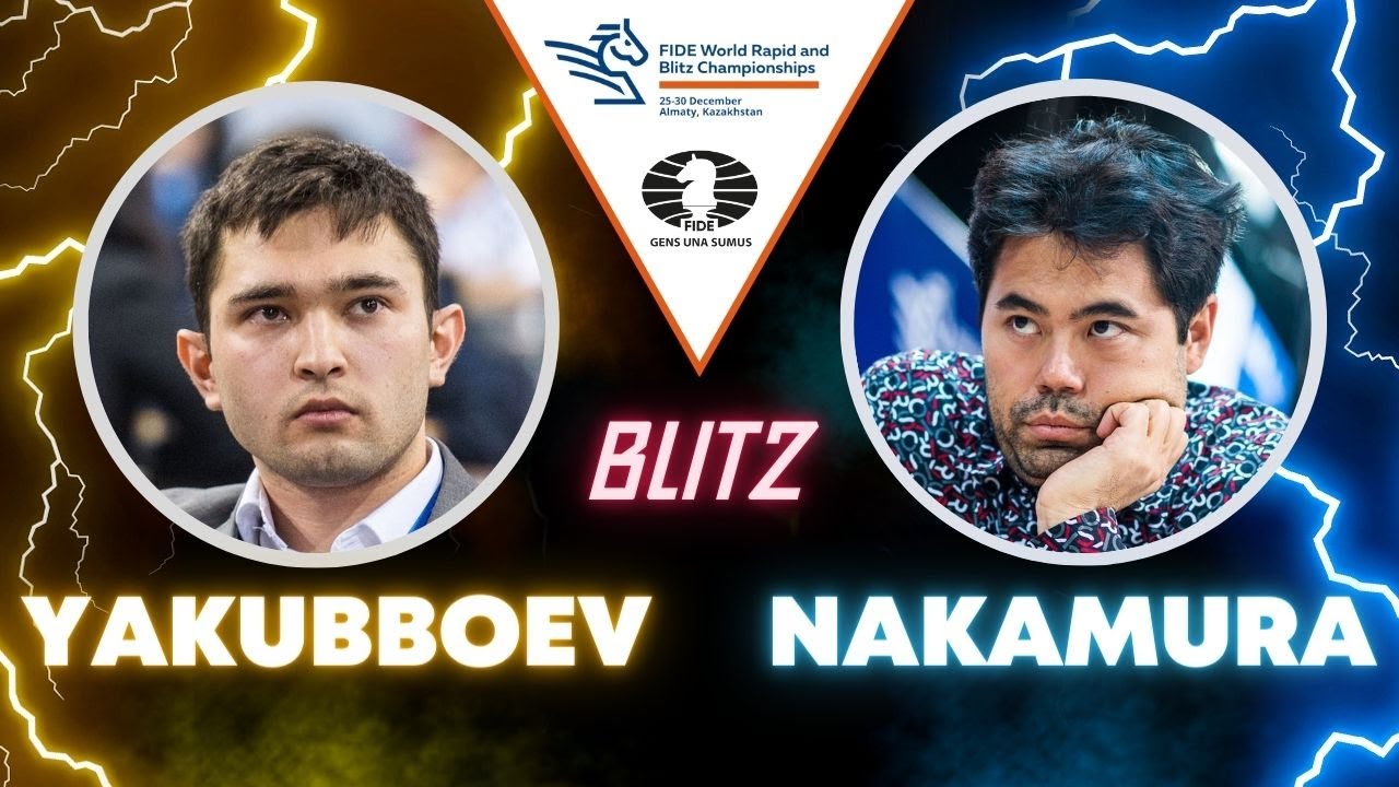 Hikaru plays Dutch Defense | Yakubboev vs Nakamura | World Blitz 2022 |