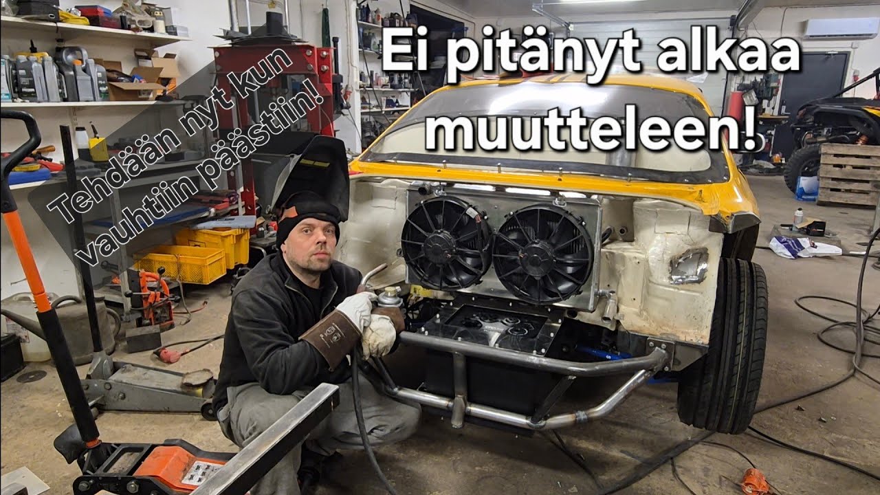 Drifting kilpurin valmistus etenee hyvää vauhtia!