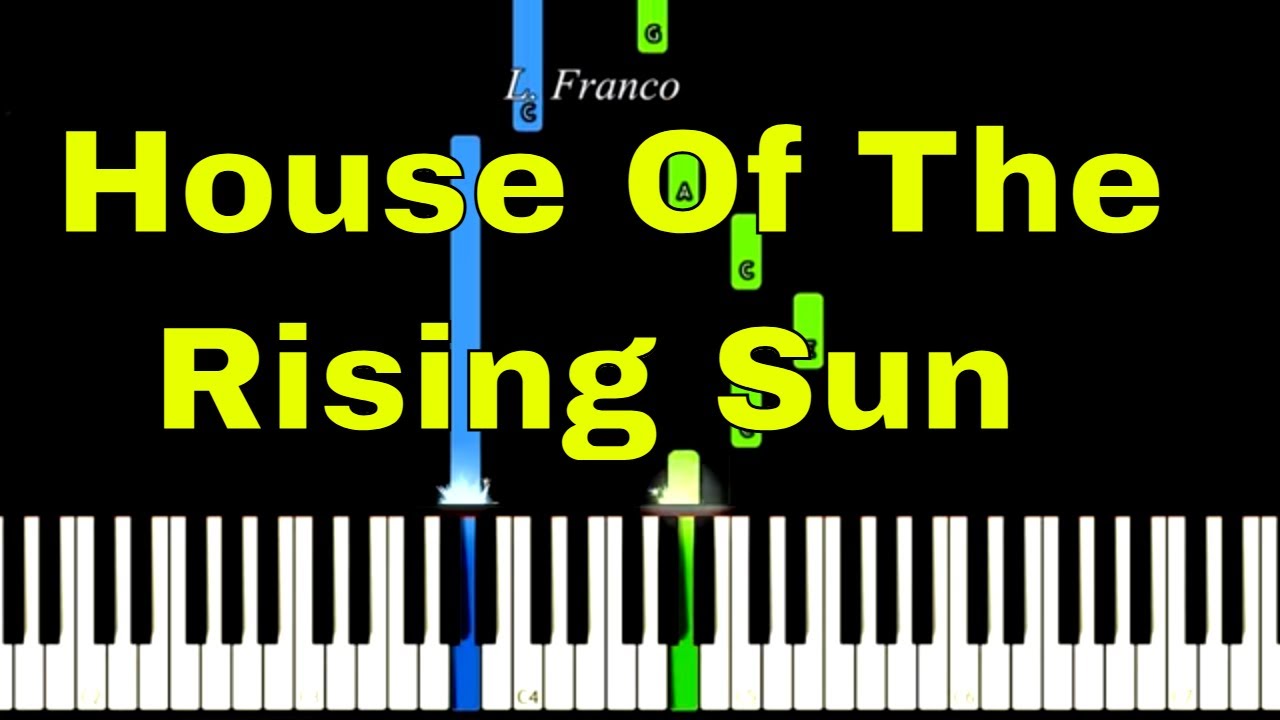 House Of The Rising Sun The Animals  EASY Piano Tutorial