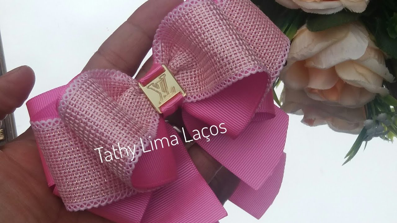 Laço Alice 2 (com fita número 9)❤By Tathy Lima