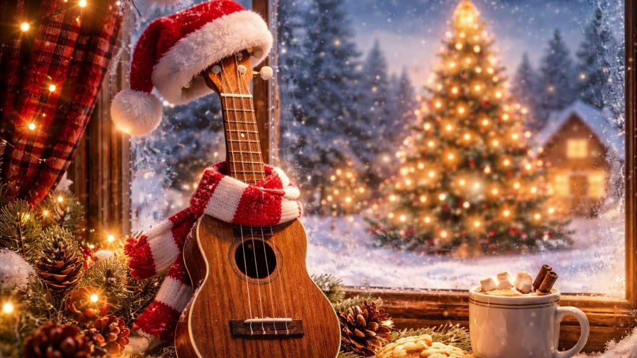 Cozy Ukulele Christmas Lo-Fi 🎄✨ | Vintage Warmth & Holiday Calm (30 Minutes)