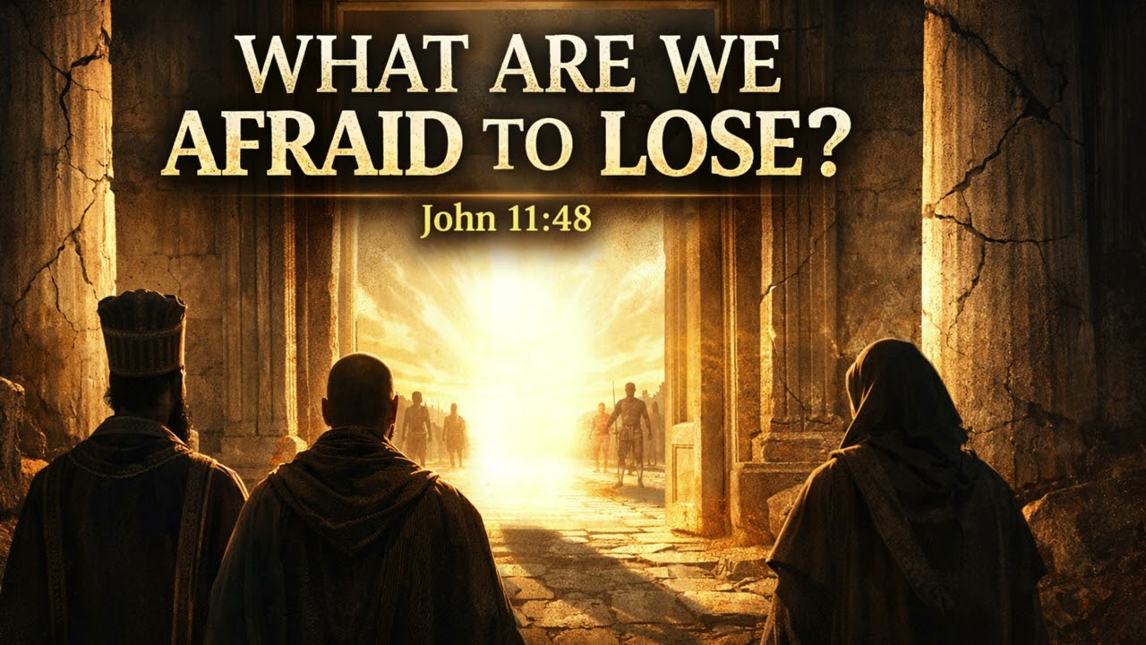 JOHN 11: 48    ----   WHAT ARE WE AFRAID TO LOSE?