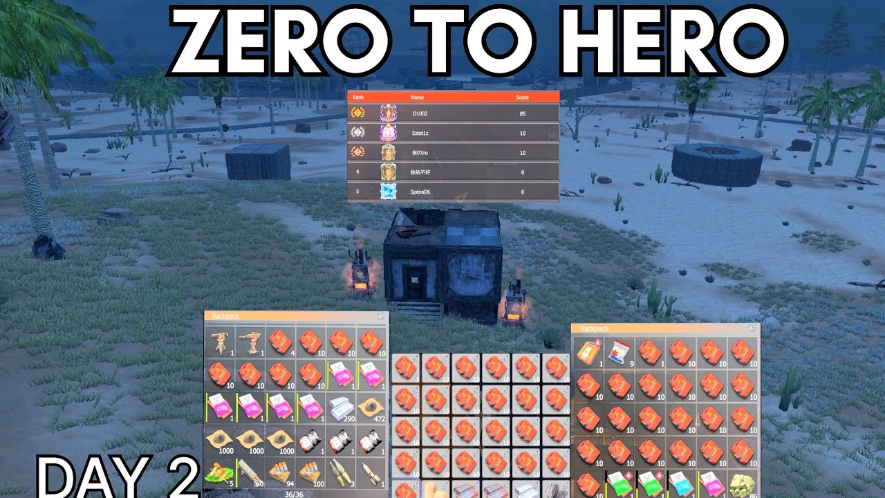 THE ZERO TO HERO MOVIE | DAY 2 TOP 1 | LAST ISLAND OF SURVIVAL GAMEPLAY | LAST ISLAND OF SURVIVAL