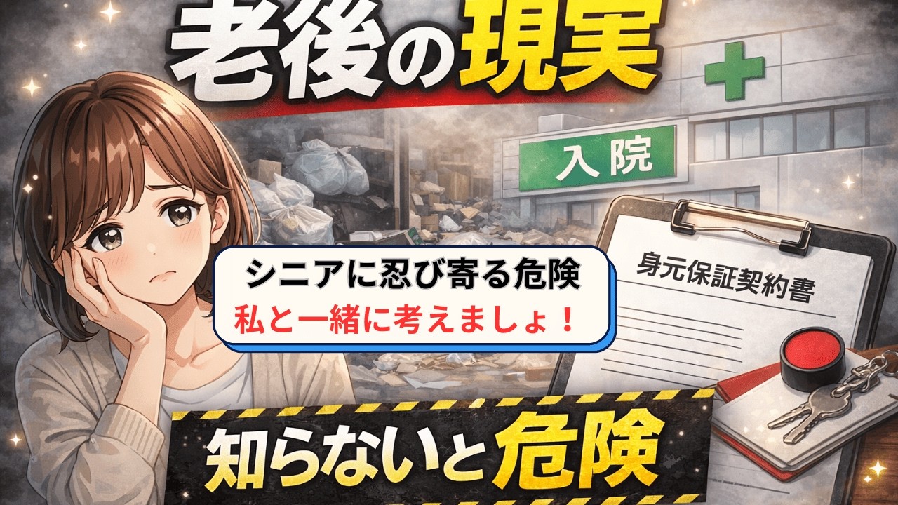 独身の老後、知らないと大変。6つの現実