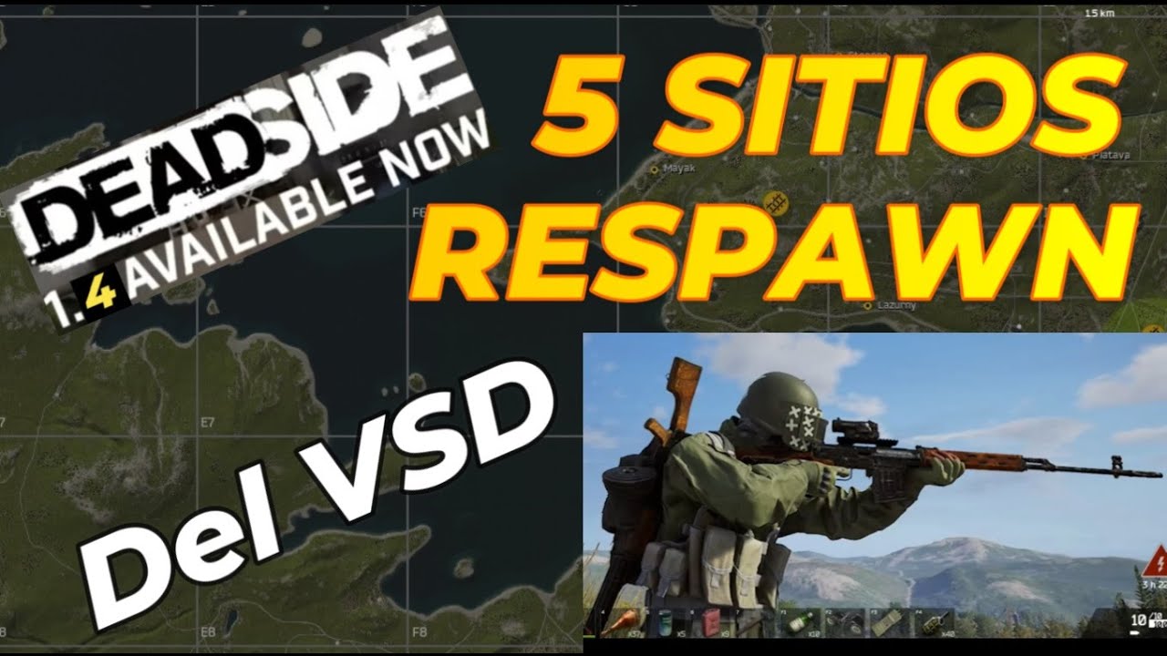 DEADSIDE DONDE Y COMO CONSEGUIR EL VSD RIFLE DE FRANCOTIRADOR