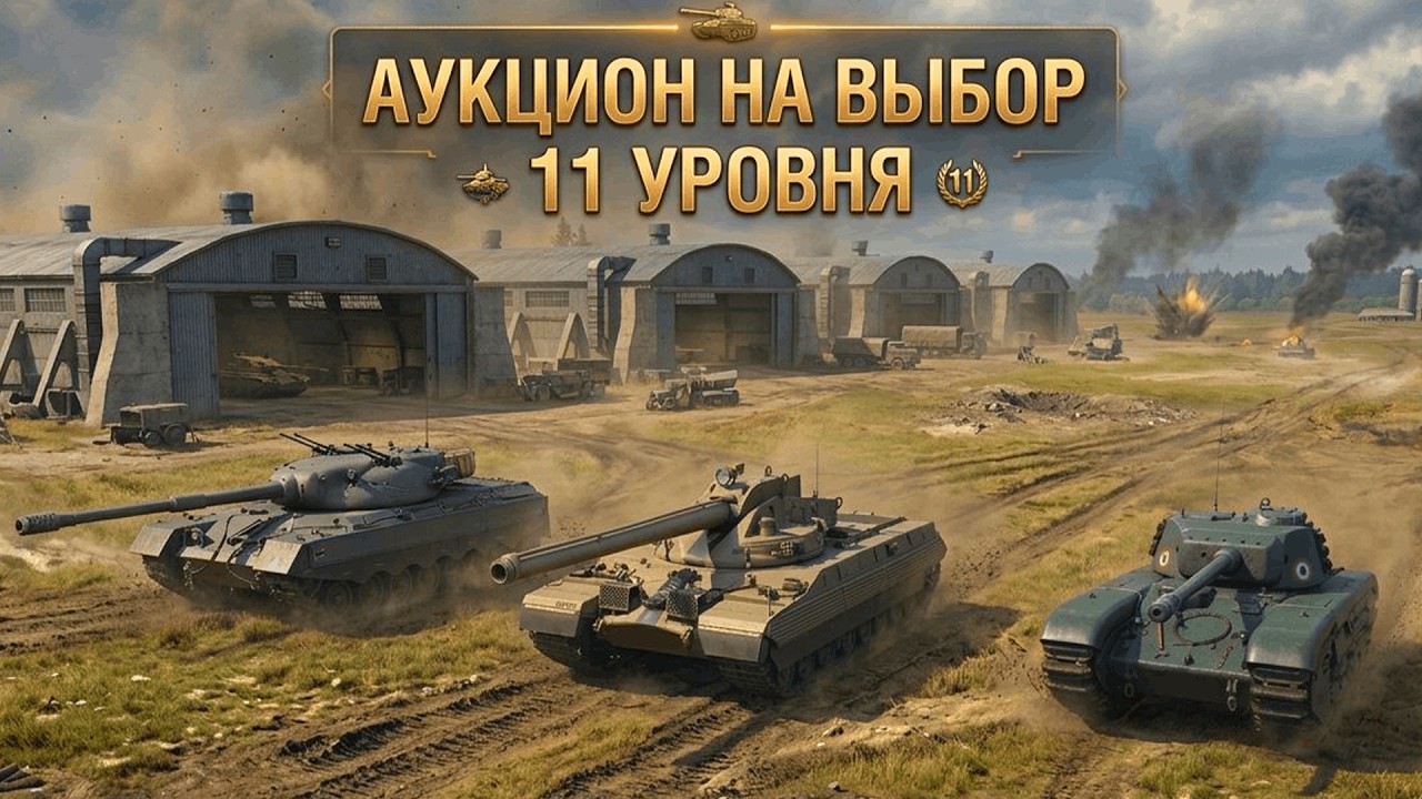 ВЫБИРАЕМ АУКЦИОНОМ НОВЫЙ ТАНК 11 УРОВНЯ - ДОБИВАЕМ 200 ЛЯМОВ