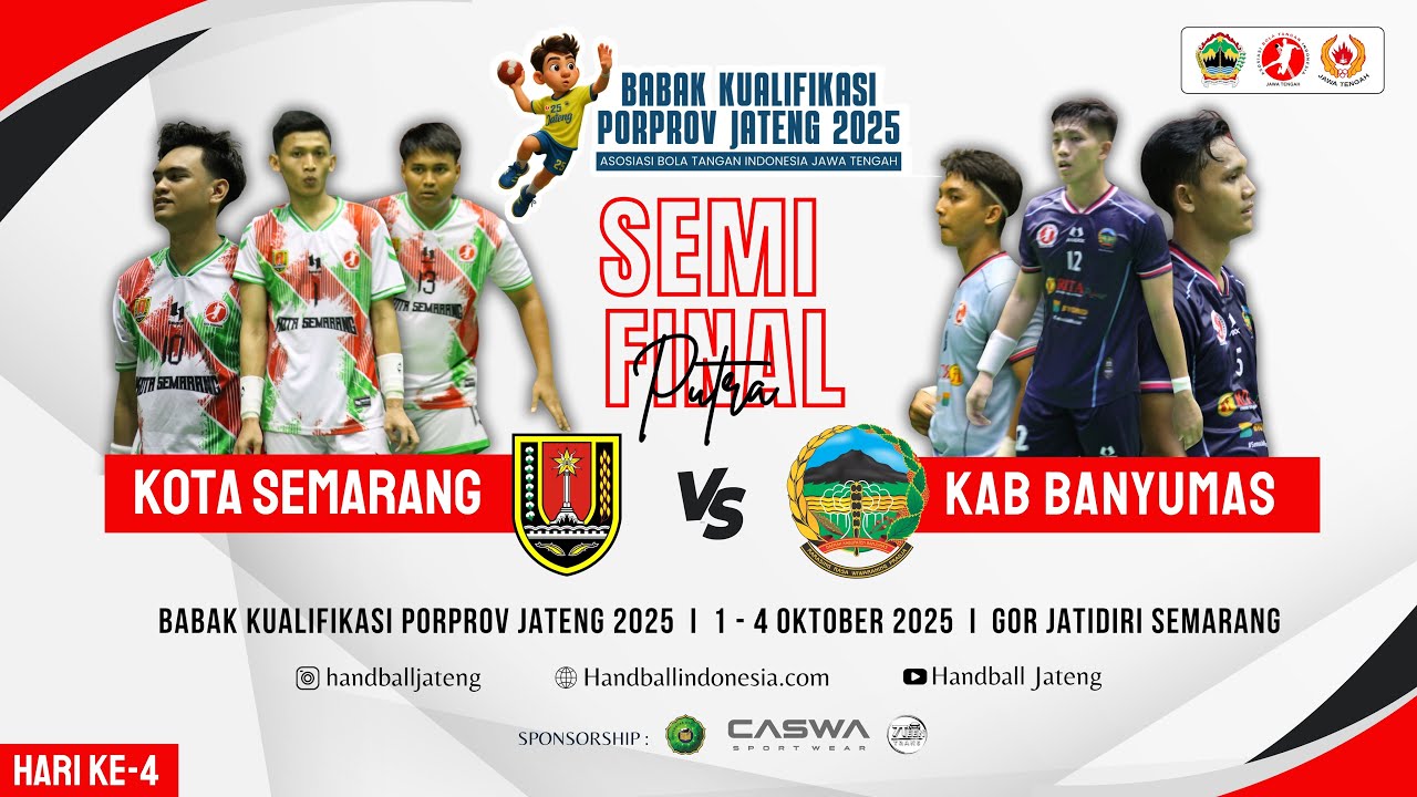 KOTA SEMARANG VS KAB BANYUMAS - SEMI FINAL PUTRA I BK PORPROV JATENG 2025