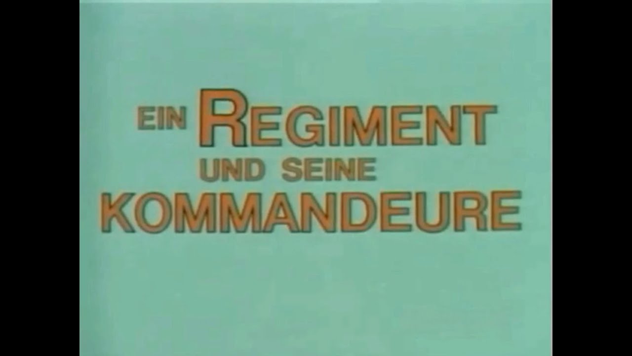 Ein Regiment und seine Kommandeure NVA Film DDR 1987