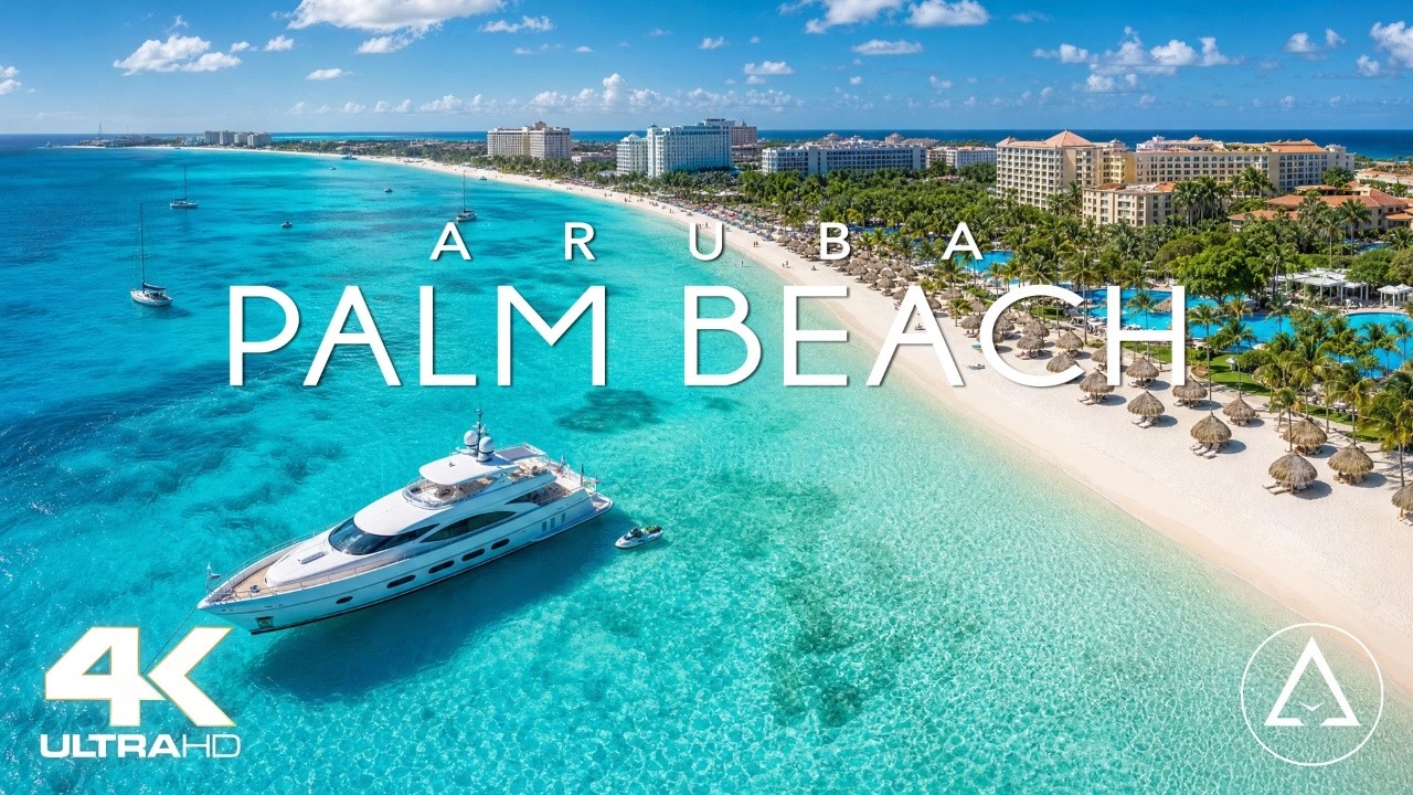 Palm Beach, Aruba from Above — Chill Island Escape