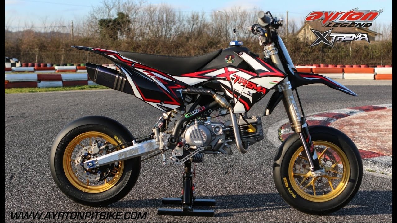 PIT BIKE AYRTON XTREMA MADE IN ITALY FACTORY 2020 PIT MOTARD ZS155 YX160