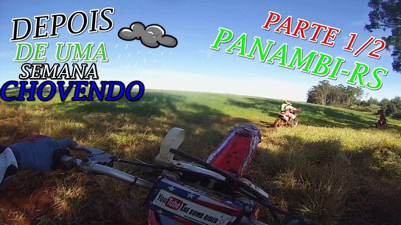 ☠ DEPOIS DE MUITA CHUVA FOMOS PRA TRILHA PARTE 1/2