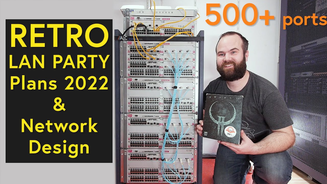 Designing a Retro Lan Party Network with HP Procurve 5308XL Switches & Wifi