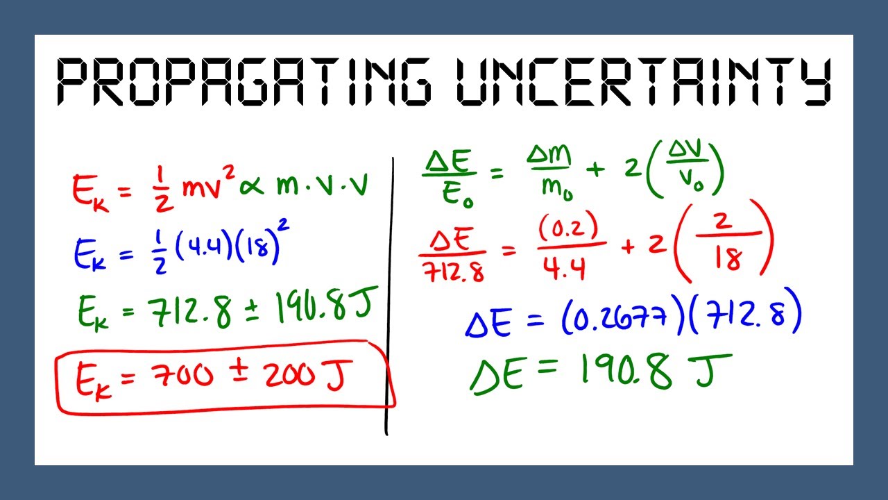 IB Physics - Propagating Uncertainty
