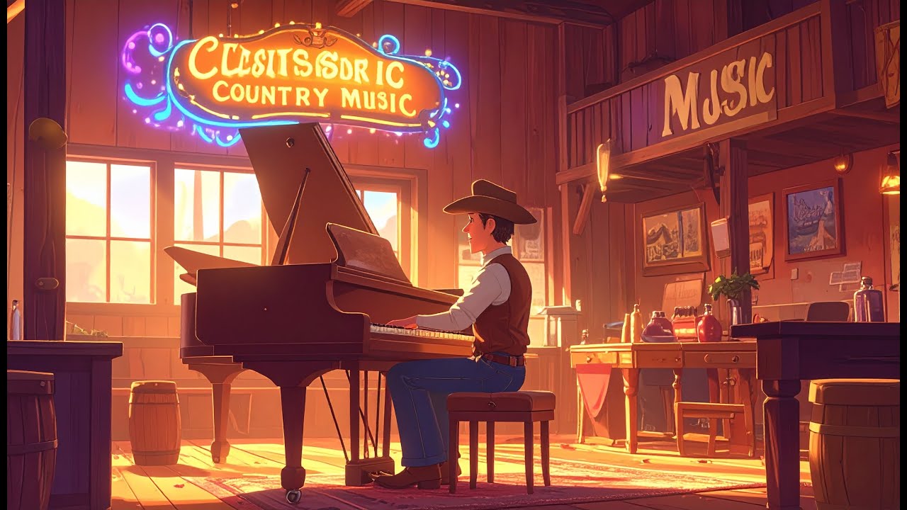Classic Country Nostalgia 🎸 Timeless American Country Music for Deep Relaxation