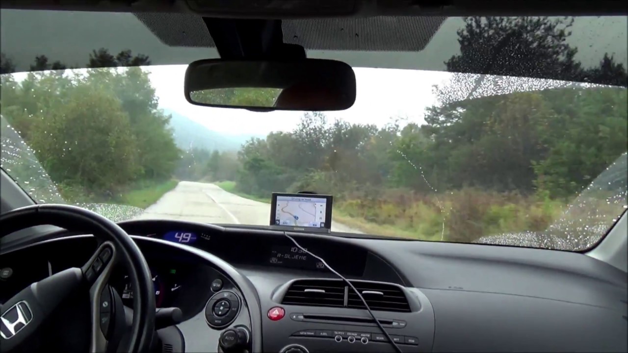 Driving from Slunj to Ogulin - Croatia (Hrvatska)