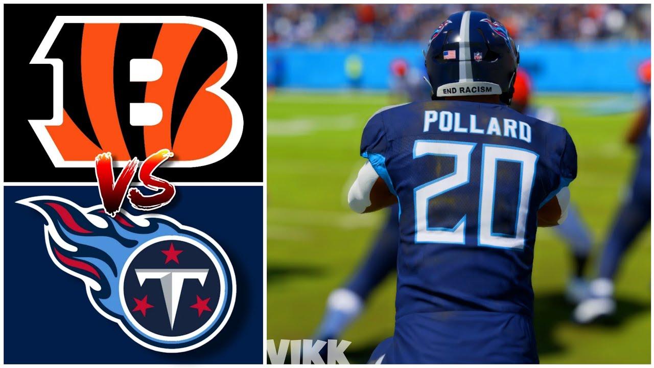 Bengals vs Titans Simulation (Madden 24 Updated Rosters)