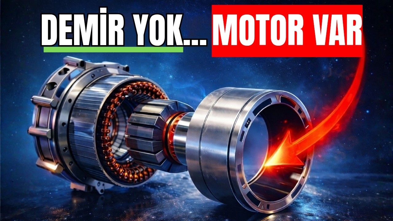 150 Yıllık Elektrik Motoru Parçası SİLİNDİ! Yeni Motor Teknolojisi Mühendisliği Baştan Yazıyor