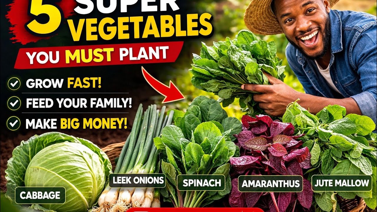 5 Super Vegetables Every Farmer Should Grow in 2026 (Healthy & Profitable!)