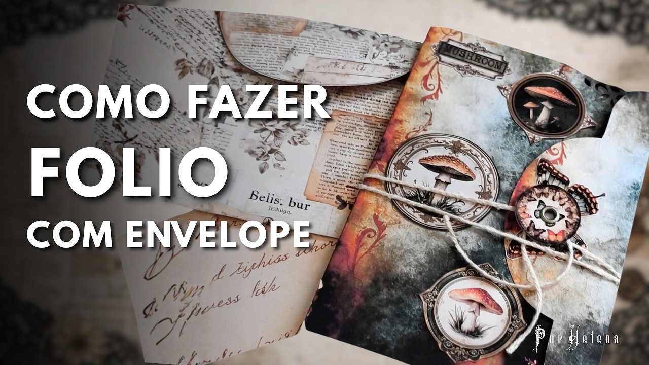 FOLIO com Envelope  | Art Journal Folio Tutorial
