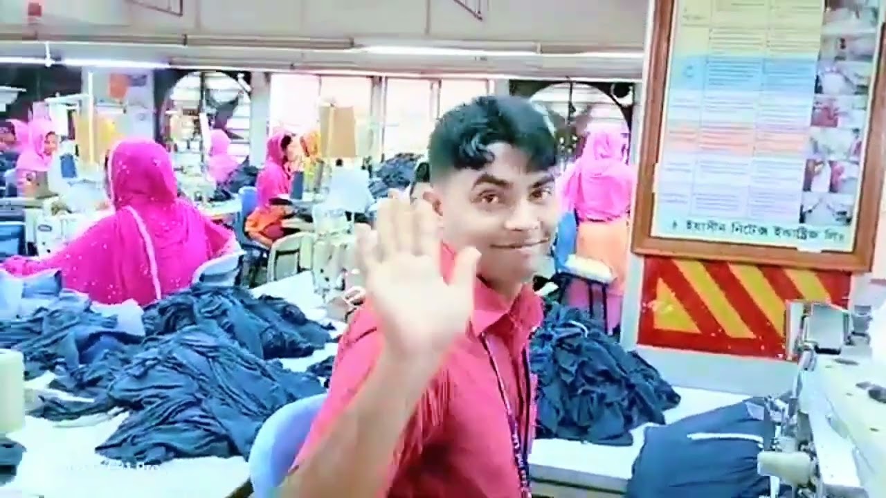 গার্মেন্টসে কিভাবে কাজ হয় দেখেন 
