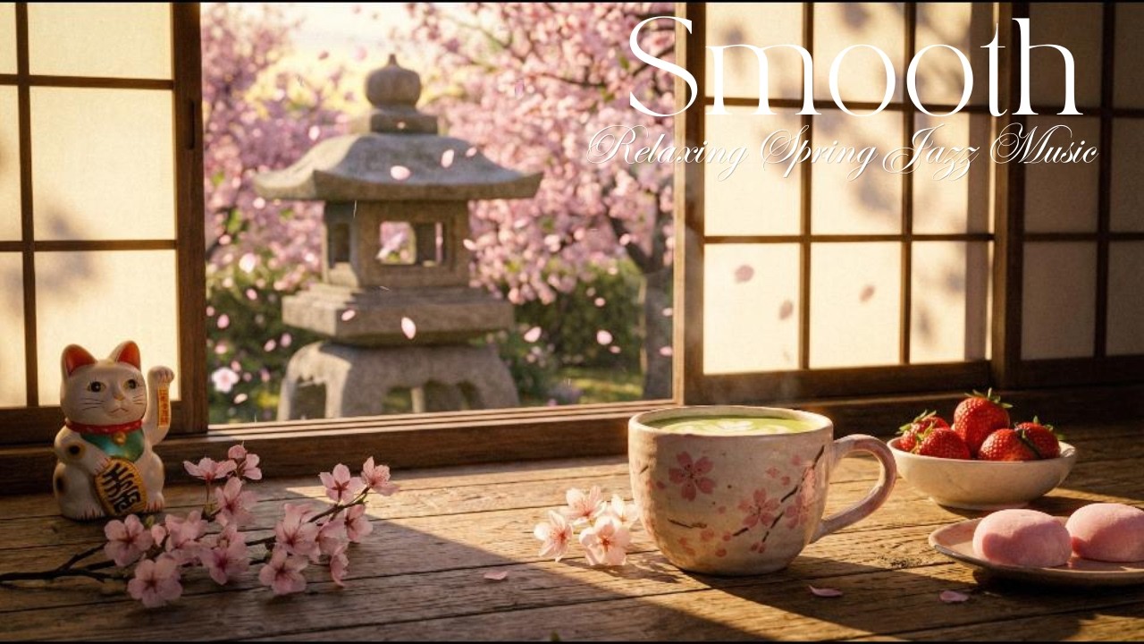 Spring Bossa Nova Jazz  Deep Focus Spring Jazz 🌿 Coffee Shop Ambience No Lyrics
