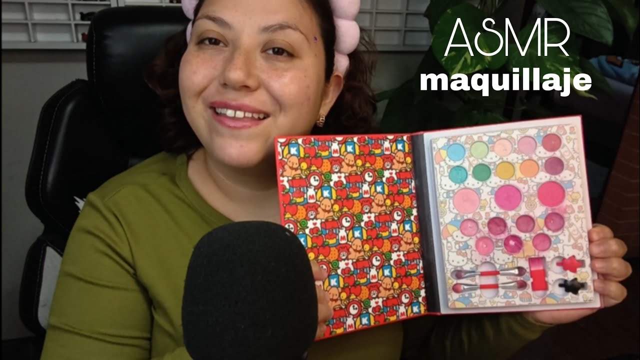 Te maquillo con productos de juguete 💄💋 l ASMR relajante ✨🤭