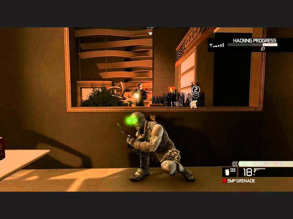 Splinter Cell Conviction: CO-OP Story Full Stealth Walkthrough (Part 2)