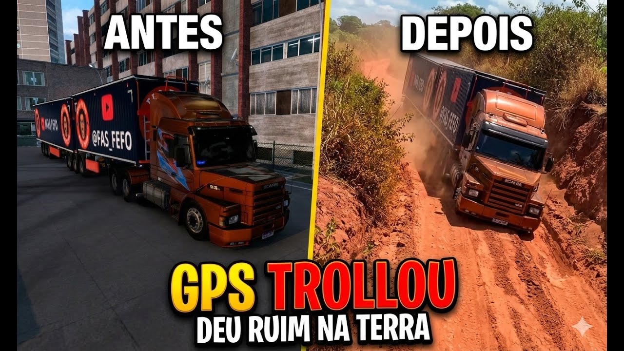FAS_FEFO NA ESTRADA: O GPS ME JOGOU NA TERRA COM 78 TONELADAS! - SCANIA 113 PEDIU ARREGO?