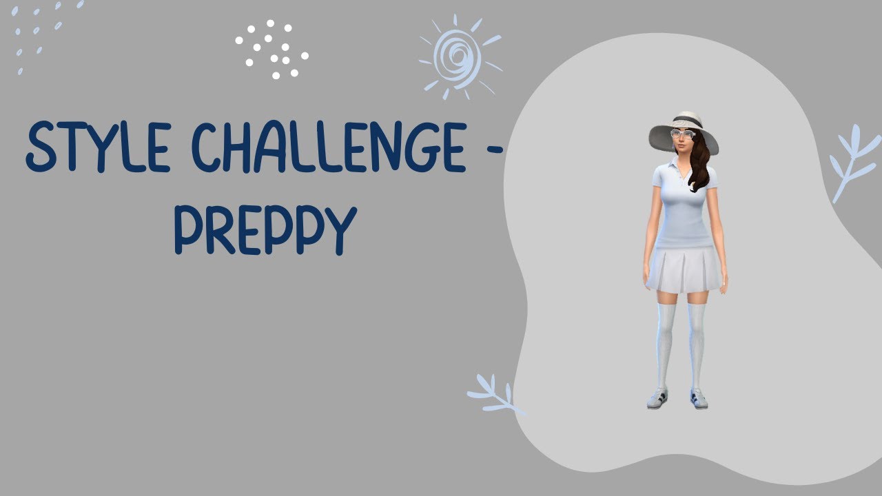 #Sims4 Style Challenge Preppy  (CAS & Build)