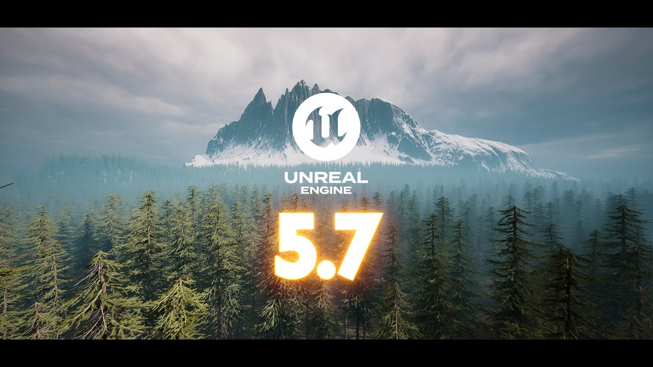 Unreal Engine 5.7 — Освойте новый редактор процедурной растительности и инструменты для работы с ...