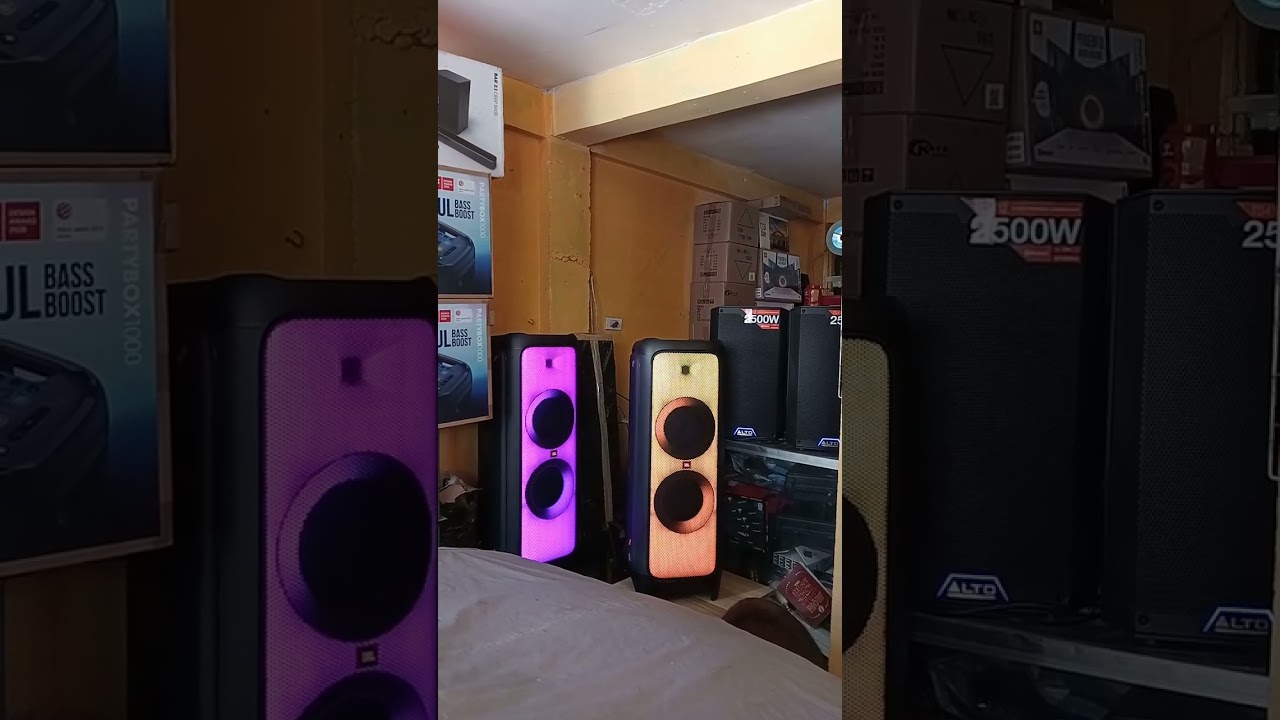 2 alto ts412 vs 2 JBL partybox 1000 same 50% volume the choice is yours
