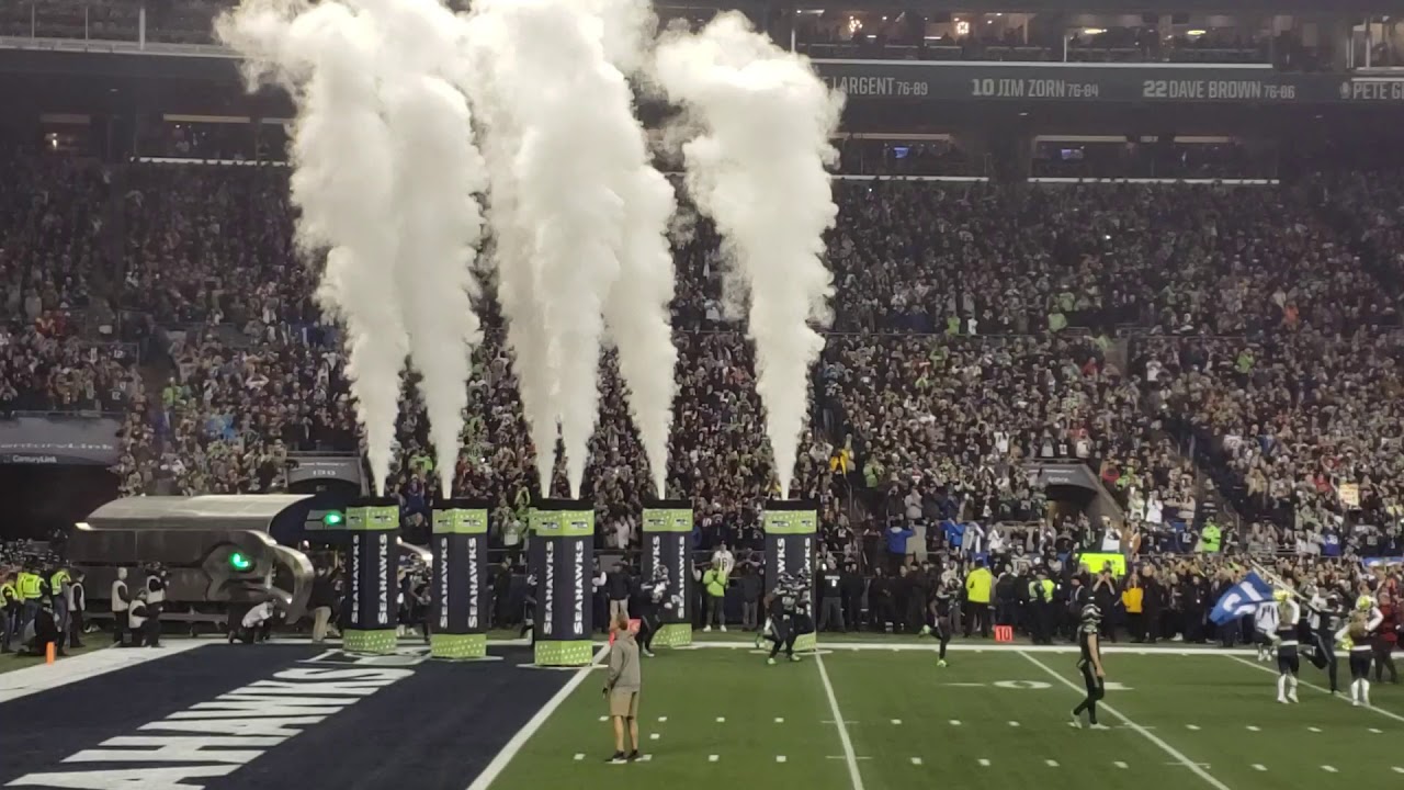 Seattle Seahawks vs. 49ers 12/29/19 Full Introduction Marshawn Lynch Returns With A Loud Crowd