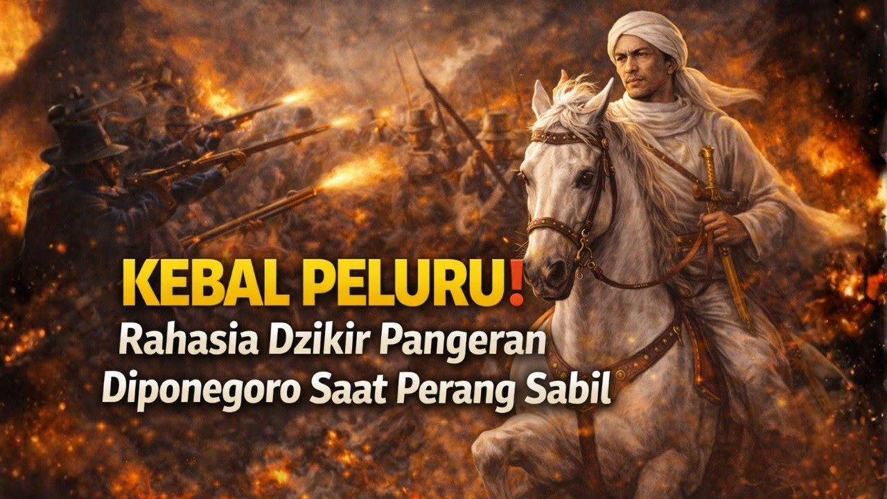 KEBAL PELURU! Rahasia Dzikir Pangeran Diponegoro Saat Perang Sabil ‼️
