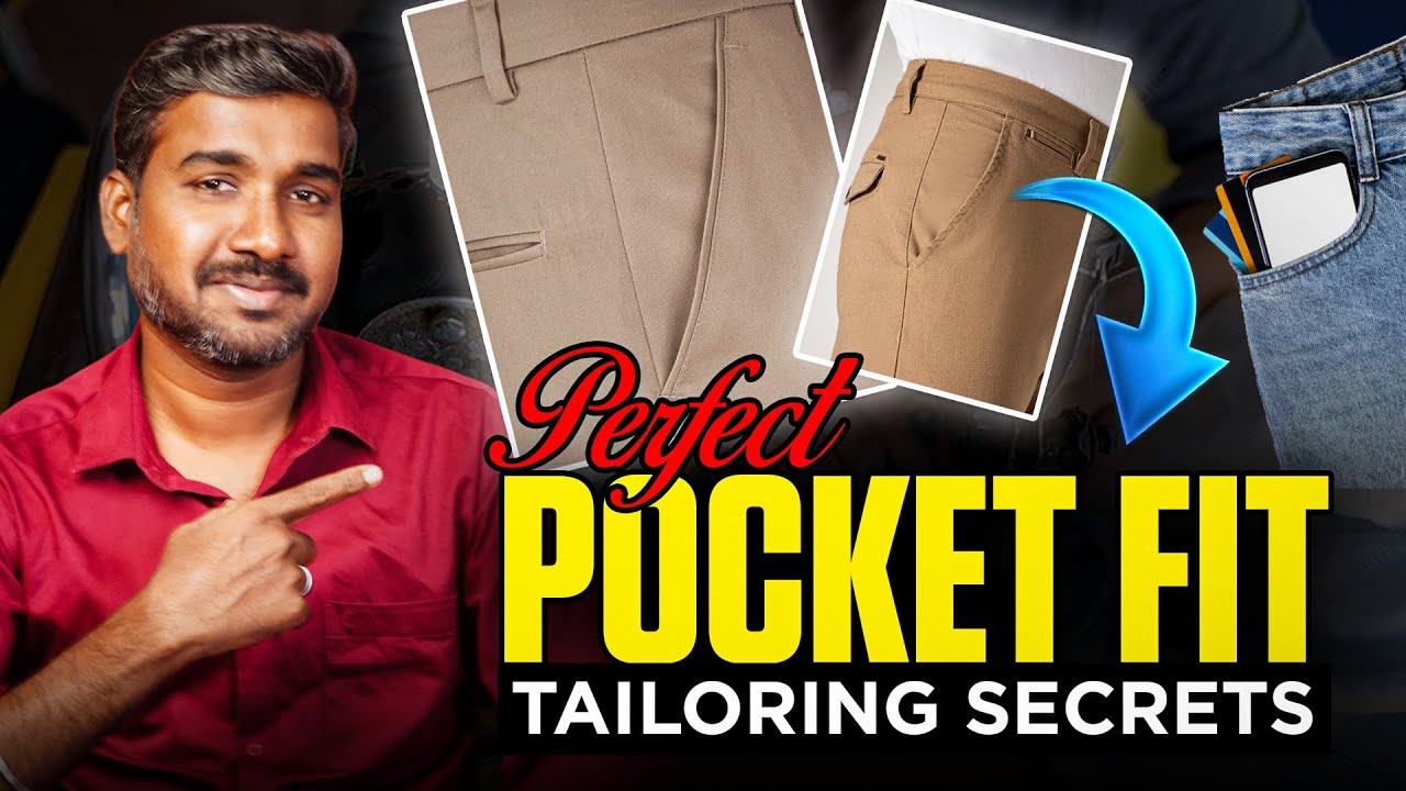 Pant Side Pocket Stitching | Cross Pocket Cutting & Stitching Step by Step (Tamil)