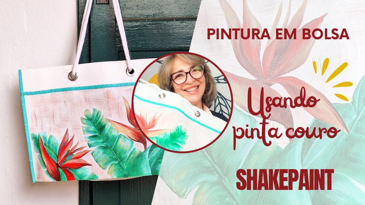 Produzindo uma bolsa utilizando Pinta Couro da Acrilex - SHAKEPAINT COURO EP - 224
