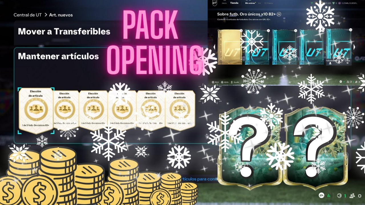 PACK OPENING: SACAMOS 2 CARTAS WINTER 🤑💰