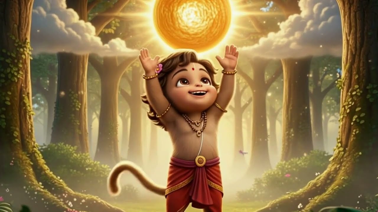 बाल हनुमान की दिव्य लीला 🔱 | जब सूर्य को फल समझ लिया | Powerful Hanuman Story