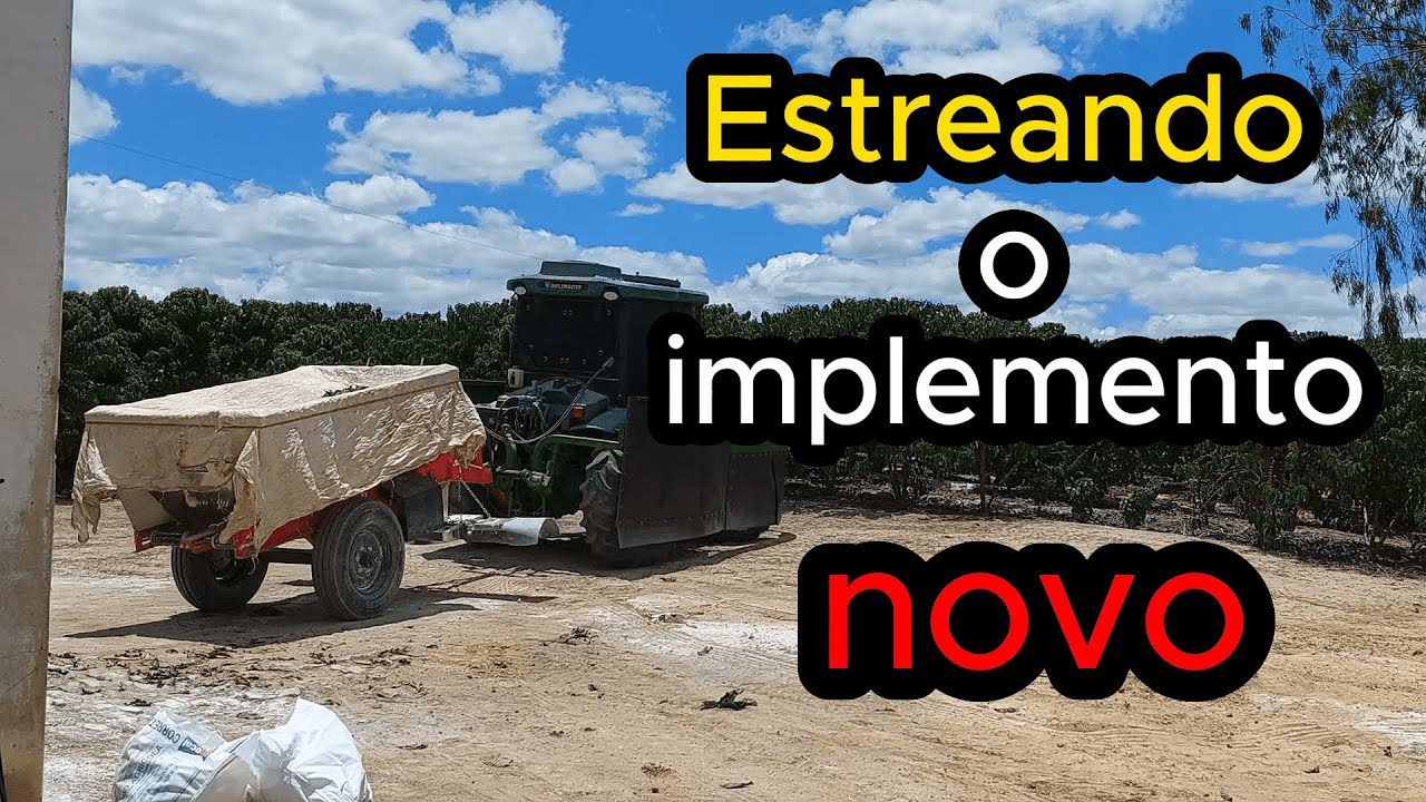 Correção de acidez no solo || Aplicação de calcário em lavoura de café com a FERTINOX 1200