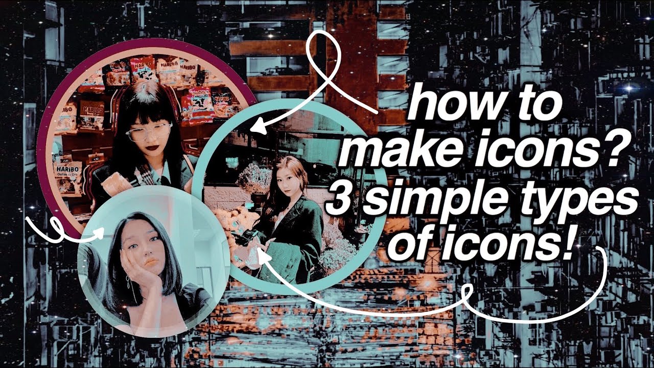 how to make icons? — 3 simple types of icons