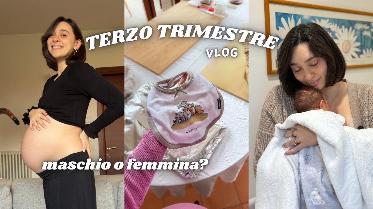 I MIEI ULTIMI MESI DI GRAVIDANZA | Vlog + gender reveal