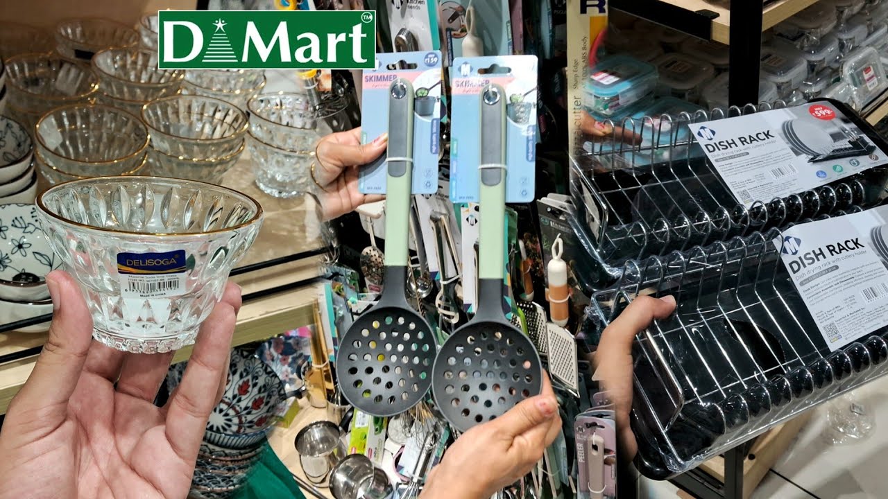D MART all new kitchen products ! 🤩 new price drop / *ONLINE AVAILABLE* | dmart kitchen products