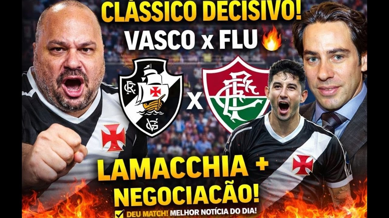 NOITE AGITADA NO VASCO! CLÁSSICO CONTRA O FLUMINENSE E MOVIMENTAÇÕES IMPORTANTES NA SAF E REFORÇOS