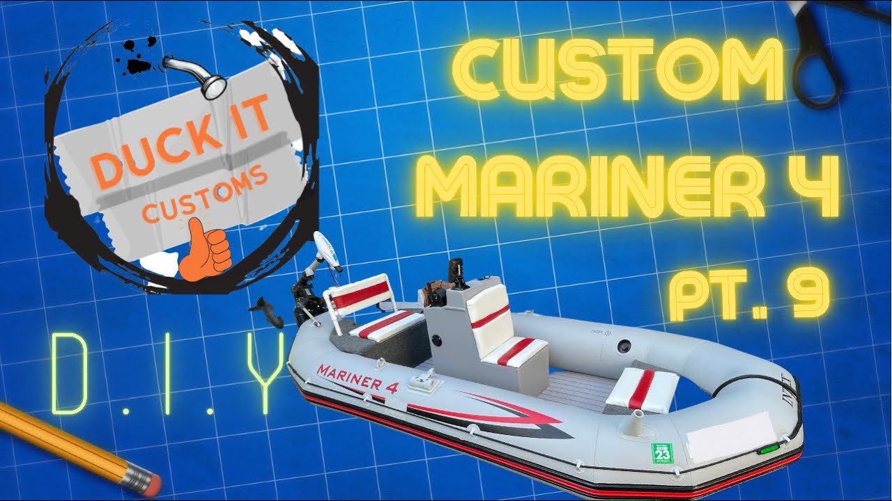 Custom Intex Mariner 4~ DIY Electric Powered Boat